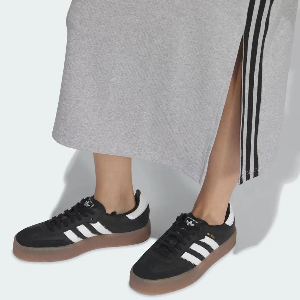 adidas Originals Simple Short-Sleeved Dress for Women, Gray