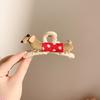 Cute Duck Bill Clip Cloth Cartoon Dog Hair Tie Lovely Dachshund Hairpin  Girls