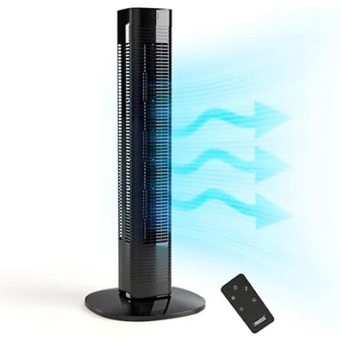 Ventilateur colonne compact Princess - 3 modes &amp; 3 vitesses - Oscillation