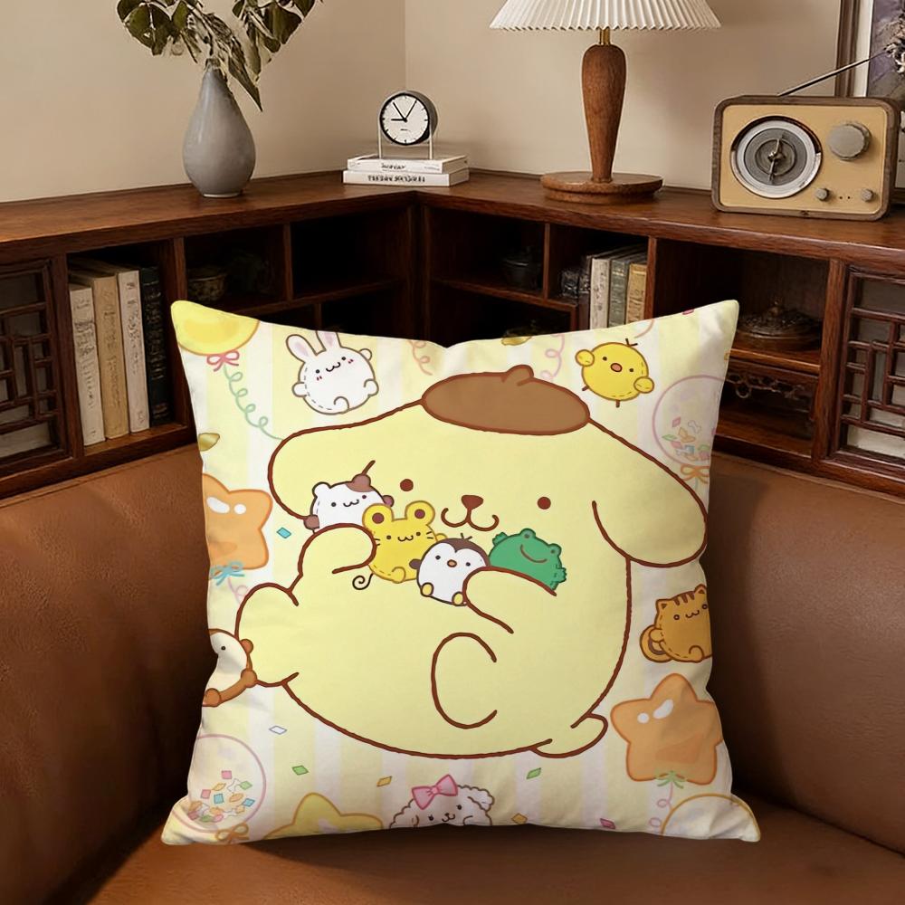 Kawaii P-pom anime P-purin cushion cover For Pillow Printing Sofa Decoration Home Car Room Coffee Shop Office Nordic Simplicity