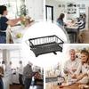 Sink Drying Rack Expandable Large Capacity Kitchen Sink Dish Drain Rack For Apartment Small Space Cups Bowls Plates Vegetables