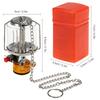 Outdoor Portable Camping Gas Lantern Piezo Ignition Mini Gas Tent Lamp Light with 3 Mantles and Adapter Portable Gas Lantern