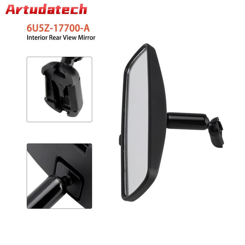Artudatech Interior Rear View Mirror for Ford E-150 E-250 E-350 6U5Z-17700-A