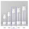 Vacuum Essence/Lotion Transparent Empty Bottles 4 x 50ml