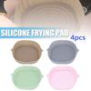 Kell 4pcs Air Fryer Silicone Pot Basket Liner Mat Non-Stick Oven Baking Tray