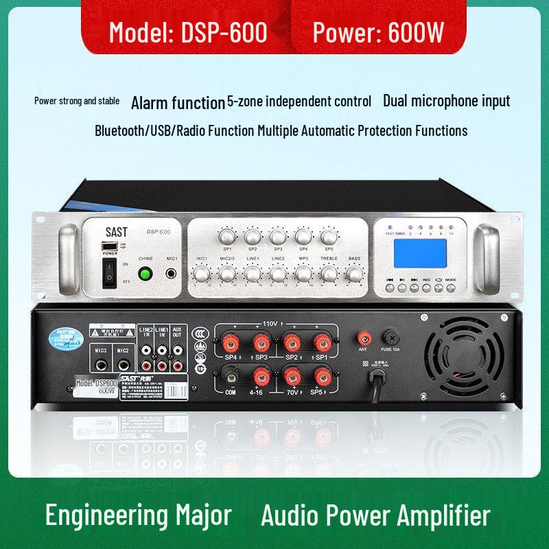 

SAST SA-9018 Bluetooth Multi-Zone Public Address Amplifier (CN version)