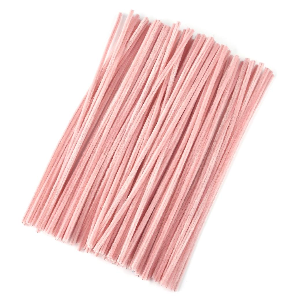 200 Pcs Chenille Stems Toys DIY Strips Twist Bar Anvil Wire Craft Pipe Creative Hobby Children Plush Stick Chenille Sticks