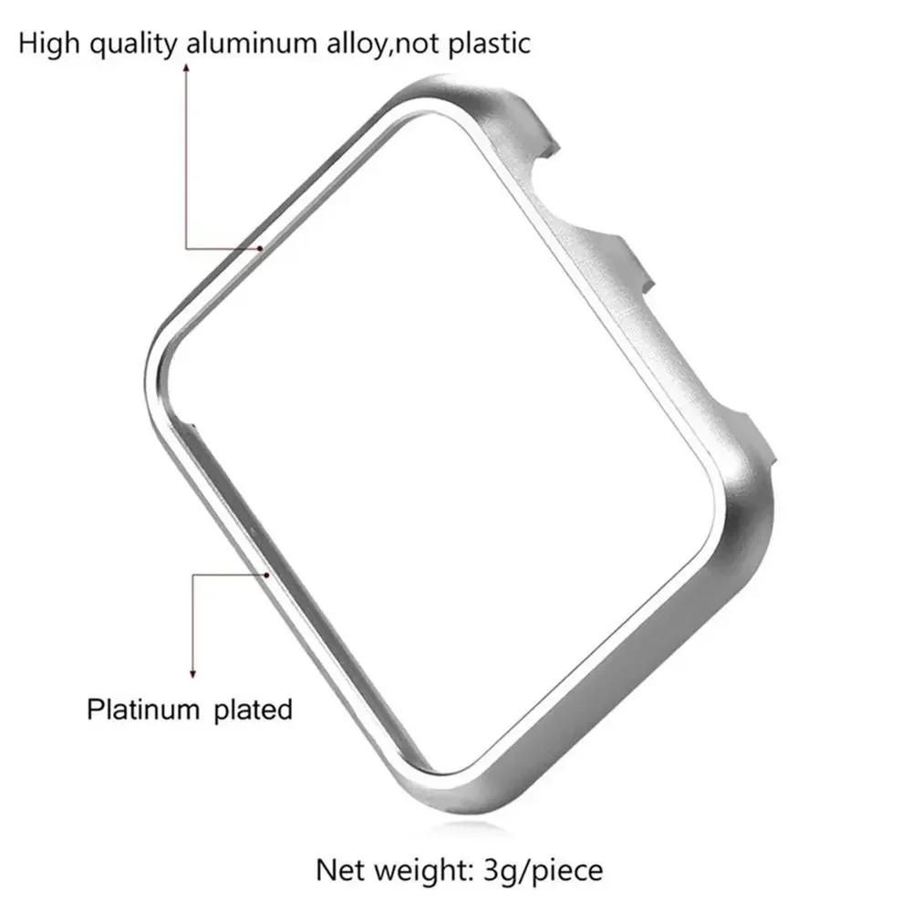 Metallgehäuse für Apple Watch Ultra 2 Series 9 8 7 41 mm 45 mm Aluminiumlegierung Bumper Cases für iWatch 6 SE 40 mm 44 mm Rahmenabdeckung