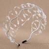 Wedding Headpieces Crystal Beads Hair Net Crown Elegant Headbands Bride Hair Bands  Women