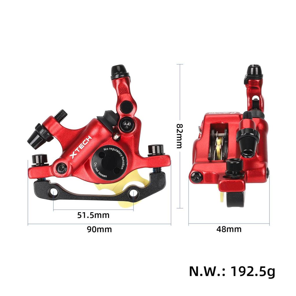 Red xtech oil brake for refitting Xiaomi Pro Pro2 scooter