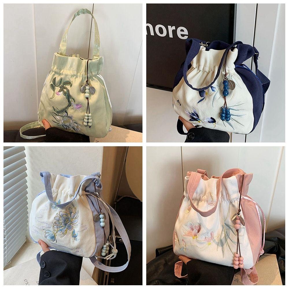 Flower Chinese Style Handbag Ancient Style Hanfu Crossbody Bag Printed Shoulder Bag  Shopping