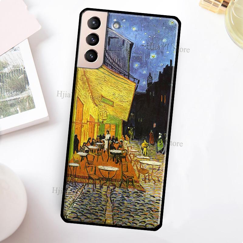 Van Gogh Art Oil Painting Case For Samsung Galaxy S22 Ultra S20 S21 FE S8 S9 S10 Note 10 Plus Note 20 Ultra Cover