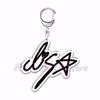 Hot Popular Korean Fashion Kpop Girls Band Keychain for Women Man Bag Accessories Bag Key Chain Ring Keychains Jewelry Fans Gift