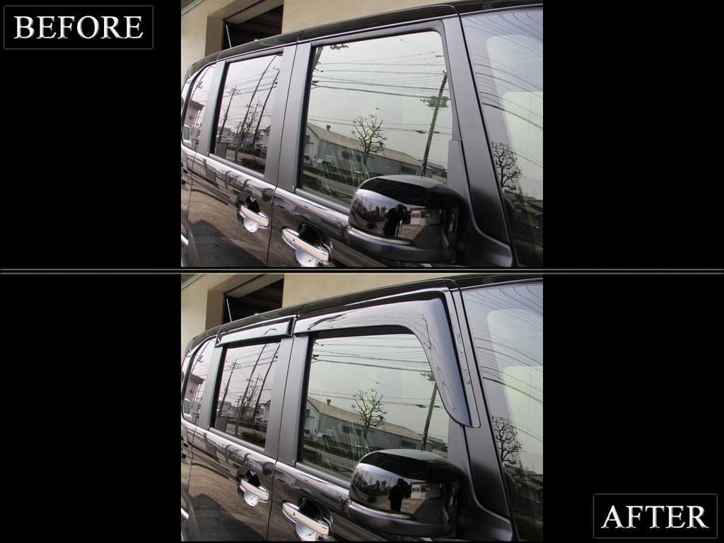 BRIGHTZ N-BOX Custom JF3 JF4 Side Door Visor [SID-V-115] JF F3 F4 3 4 N-BOX Custom NBOX N-BOX N-BOX Custom BOX Custom N-BOX Custom N-BOX Custom