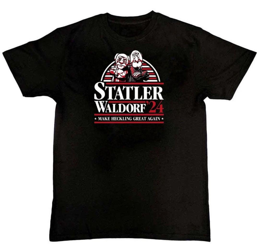 Statler and Waldorf Muppets Graphic Print Unisex T-Shirt S M L XL 2 3 4 XL XXXXL