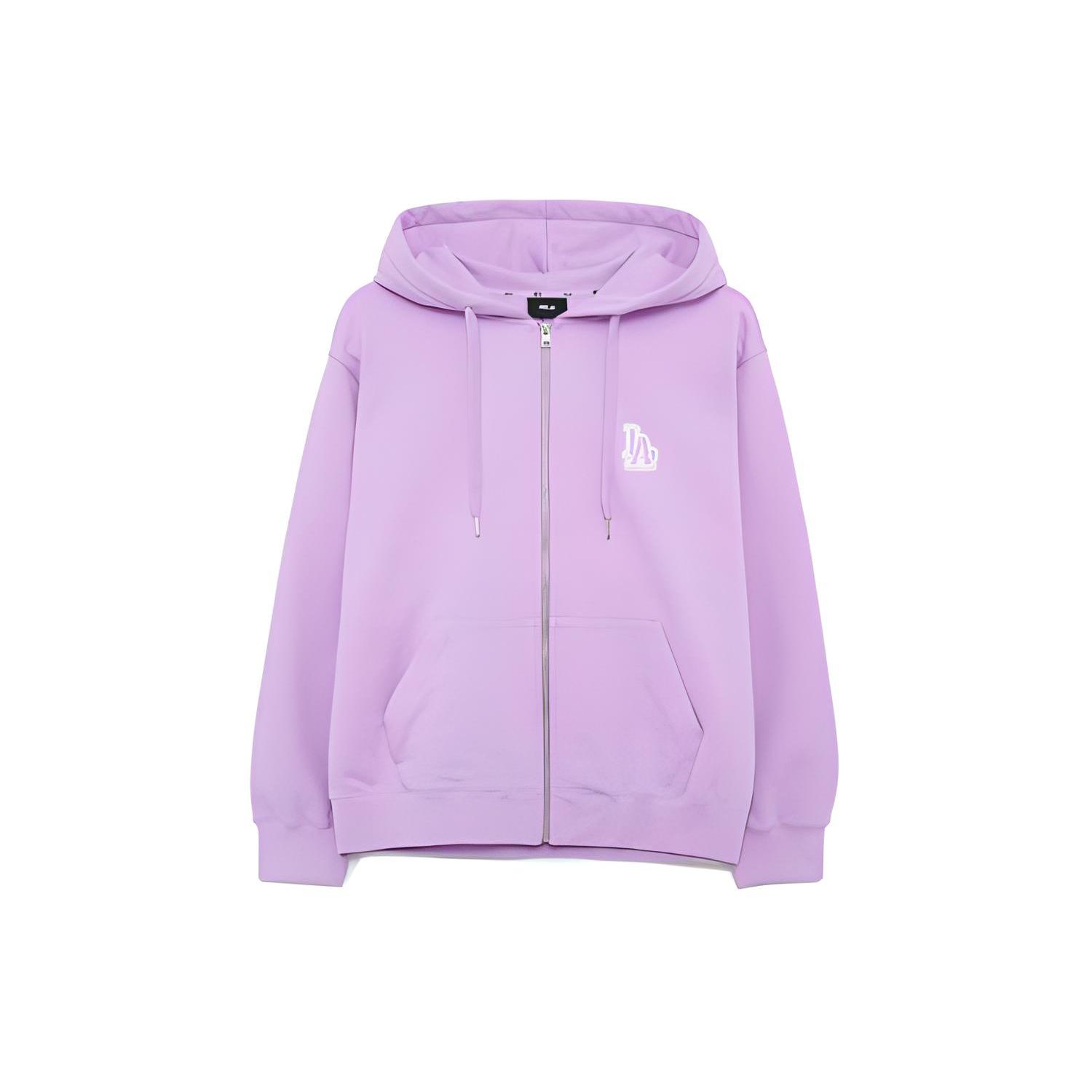 MLB Sweatshirts Unisex Purple Hooded Moderate Cardigan 3ATRB0131-07LDL XS
