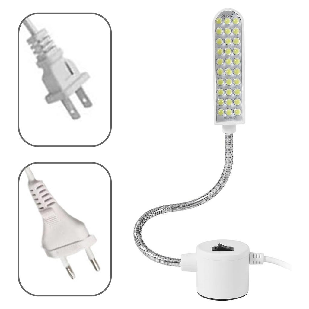 Industrial Led Light 1w 2w 3w Portable Work Light Led Flexible Work Light Adsorbed Base Sewing Machine Flexible Working Magnetic