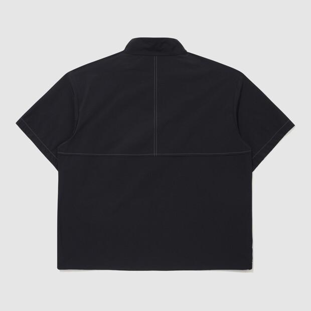 Lecoq Unisex Thinflex Loose Fit Lightweight Short Sleeve Anorak Jacket - Black Qr223Ljk52 (B Type)