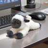 Adorable White Sheep Plush Toy - Standing & Lying Poses - Perfect for Children's Gifts & Desktop Decor