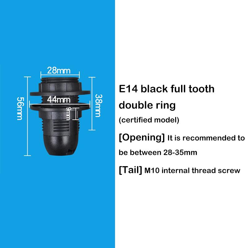 Lâmpada LED Base de Lâmpada Cabeça Suporte de Energia Soquete AC para Lâmpada E14 E27 M10 Soquete Elétrico para Pendente Conversor de Rosca para Abajur