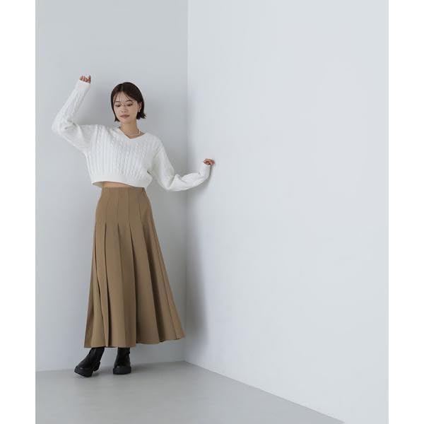 Natural Beauty Basics Compact Cable Knit Sweater for Women