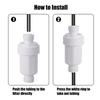 1/4"3/8" Schnellkupplung Mikrofilter Gartenbewässerungssystem Filtration 40 Mikron Filter für Außendurchmesser 6,35/9,52mm Rohr Reiniger Sieb