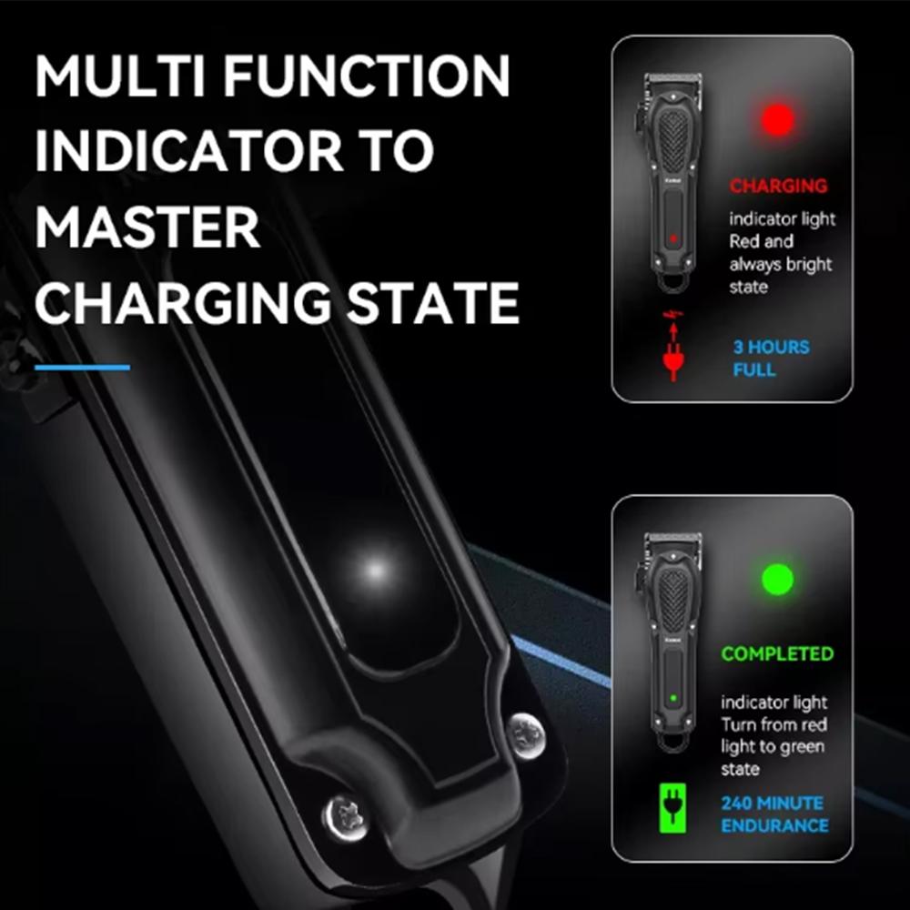 Electric Hair Clipper UBS Rechargeable Cordless Beard Trimmer Men Powerful Electric Hair Clipper Trimming Tool