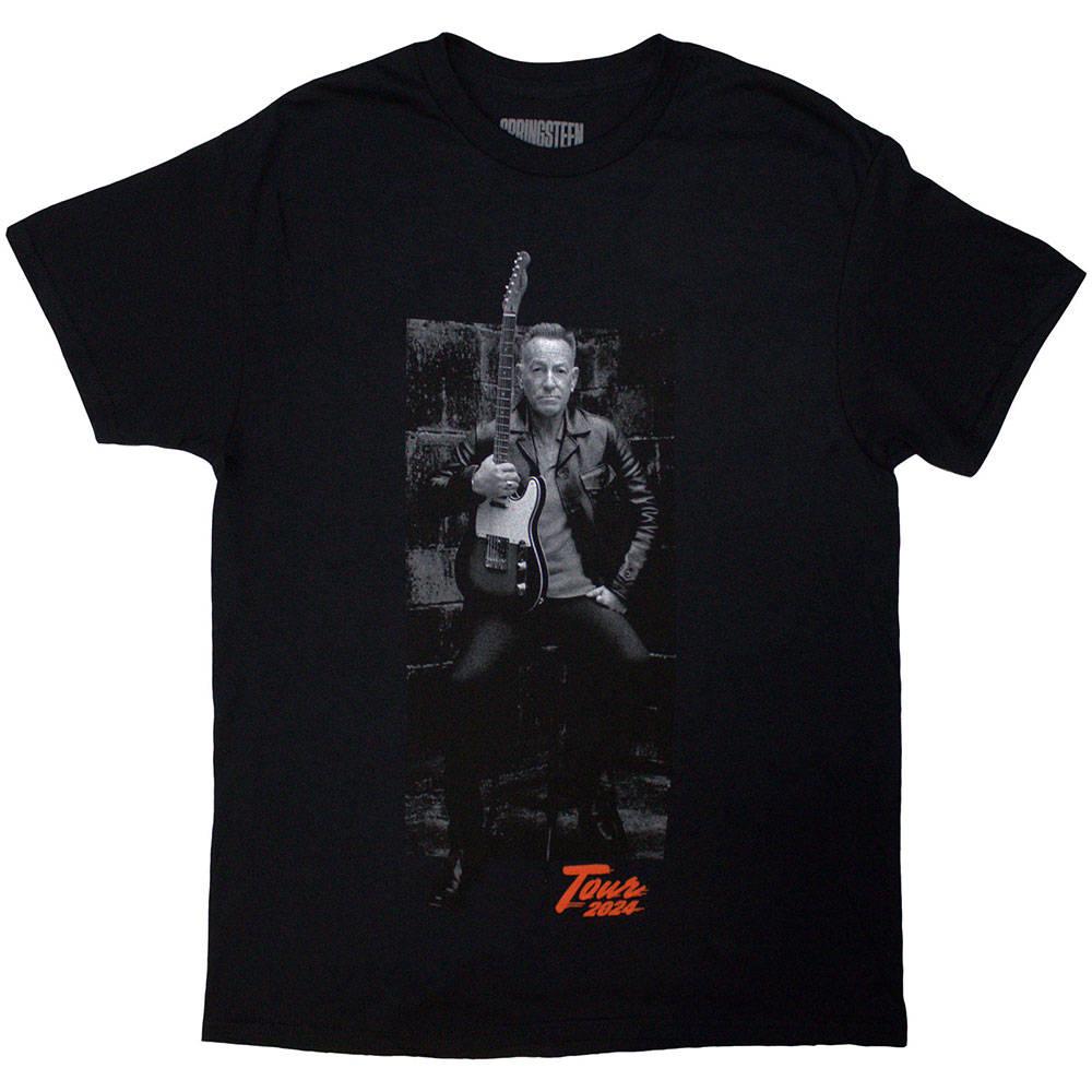 Bruce Springsteen Unisex Adult Tour Â´24 Wheel Back Print T-Shirt