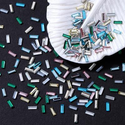 K9 Mini Długi Pasek Diament do Zdobienia Paznokci 1 * 3Mm Prostokątny Diament Płaskie Dno Diament do Zdobienia Paznokci Kolorowy Fine Super Błyszczący Dodatek do Zdobienia Paznokci