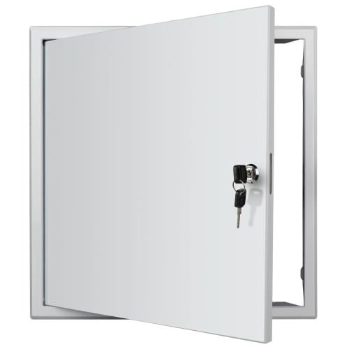 Donext Ceiling Inspection Hatch with Key Lock, Adjustable Depth, 40x40cm, White