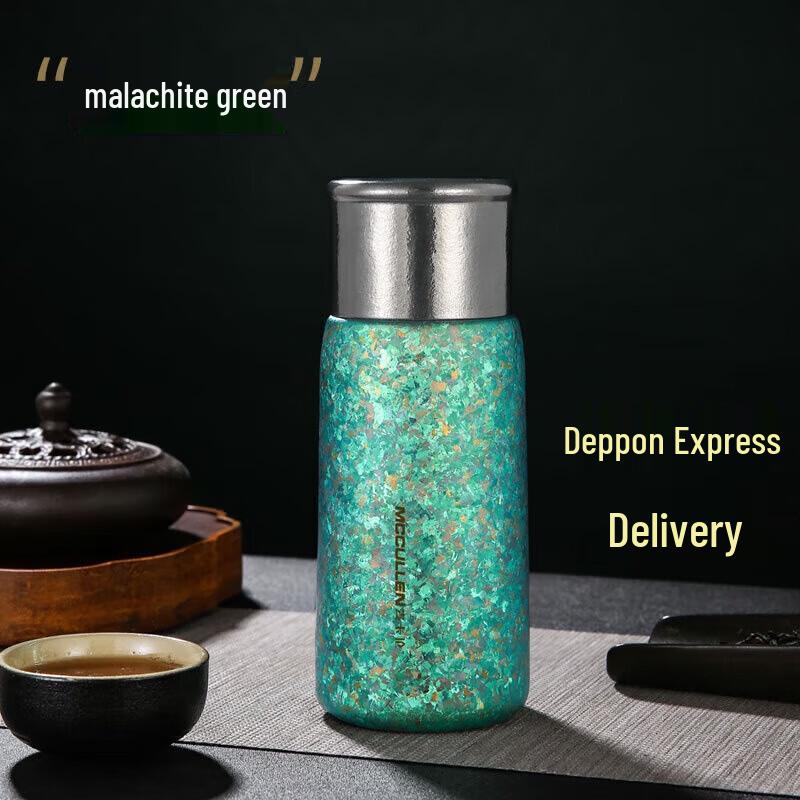 McCULLEN Pure Titanium Double-Wall Insulated Tea Flask