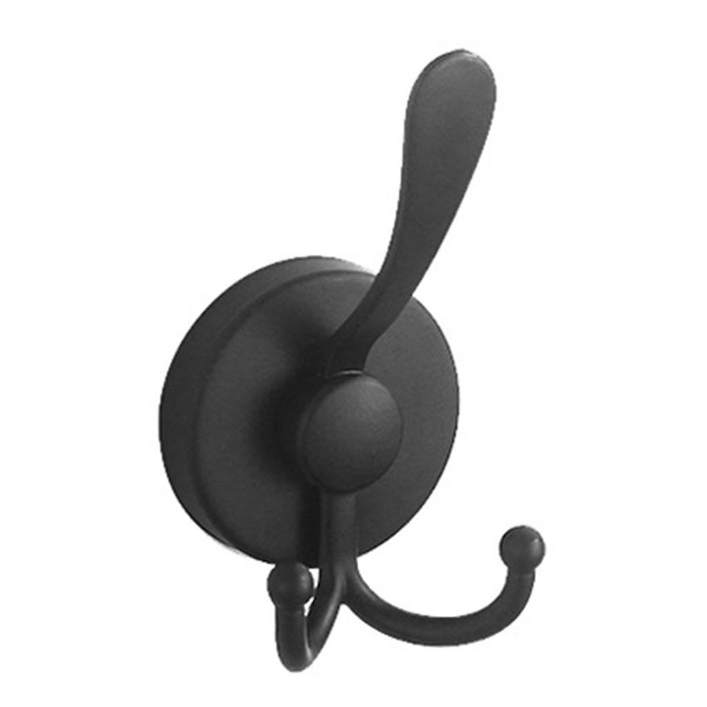 Powerful Vacuum Suction Cup Hooks For Bathroom And Shower Glass Black Towel Hook