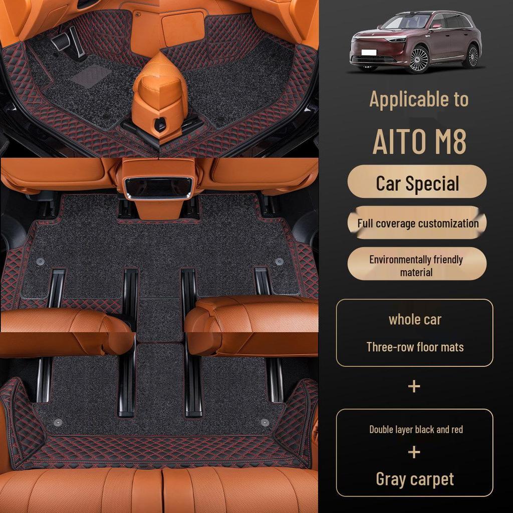 Huawei AITO M8 Six-Seater Custom Full Coverage Floor Mats