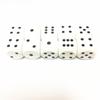 10Pcs Wood Dice D6 Sided Dice 16Mm Digital Number Or Point Cubes Round Coener For Kid Toys Board Games