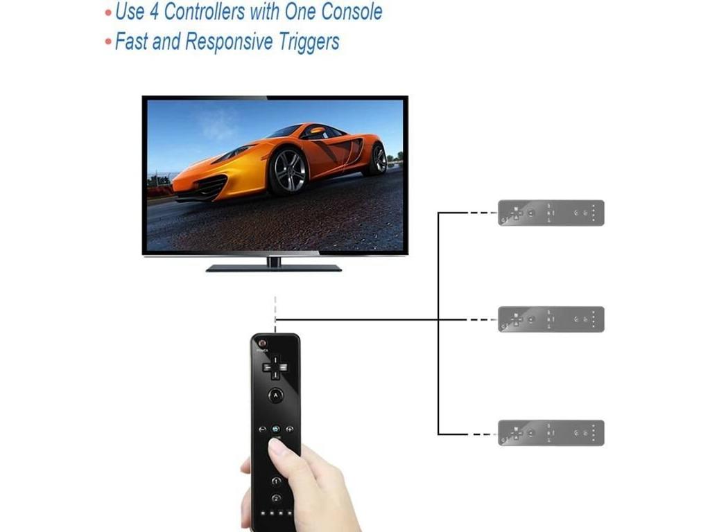 Kompatibel mit Wii/Wii U Konsolen-Fernbedienung und somatosensorischem Controller