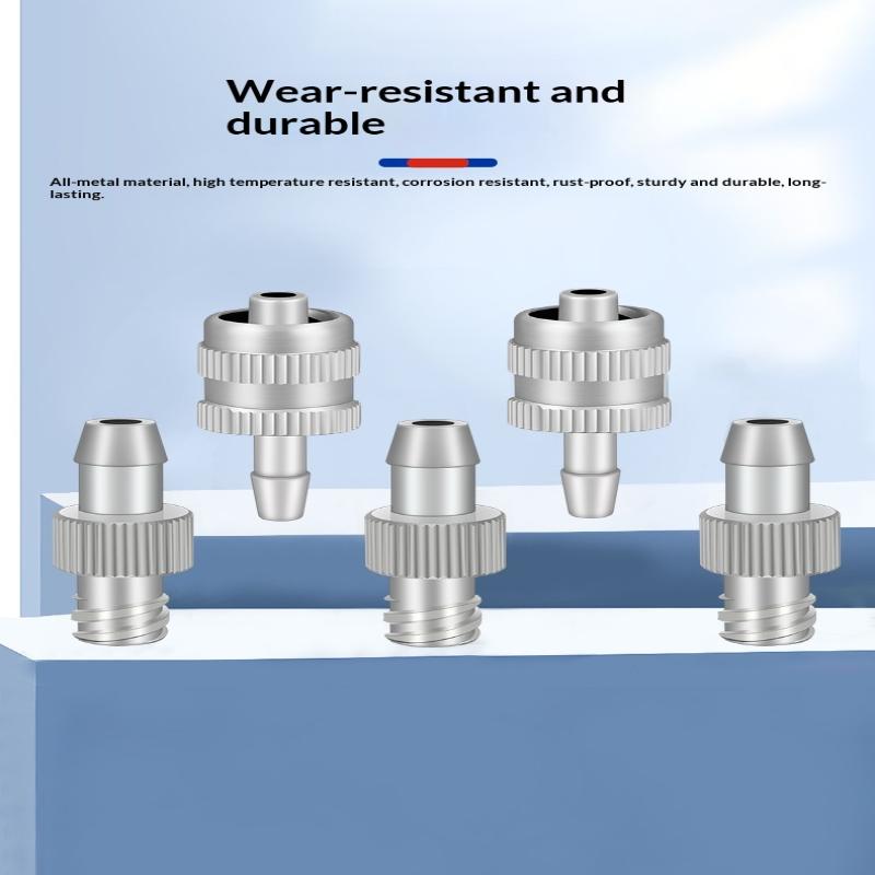 Doseren Lijm Subverpakking Spuitcilinder Luer Lock Adapter Fitting Tracheale Connector Metalen Materiaal Onderdelen