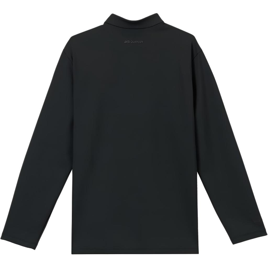 Anta Champion All-Weather Series Stand Collar Pullover Comfortable Versatile Long Sleeve Knit Sweater Men sweater 152540407-5