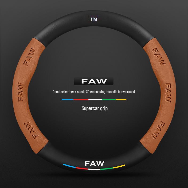 Besturn Steering Wheel Cover: Suede Leather for B90, B50, B70, B30, B30EV, X40, X80