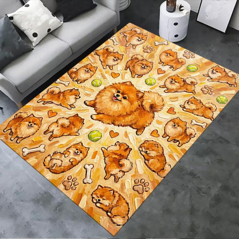 2025 New Cute Puppy Carpet Rug for Living Room Bedroom Home Sofa Decoration,Kids Play Non-slip Floor Mat