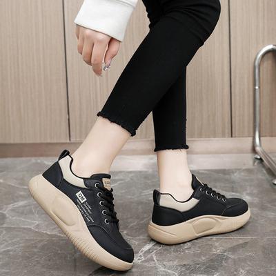 Spring Casual Board Shoes, Thick Soled Height Increasing Shoes, Korean Version Sports Women's Shoes, Street Photography Trendy Women's Shoes