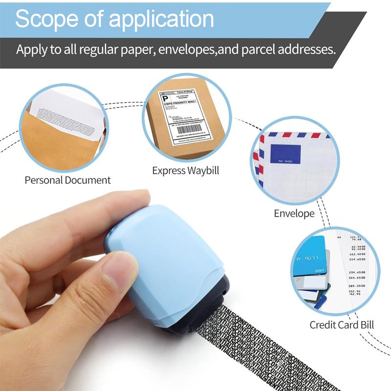 Identity Theft Protection Roller Stamp Identity Prevention Theft Stamp Rolling Security Stamp For Privacy Protection ID Blockout