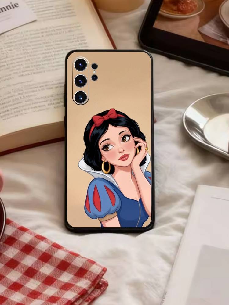 Fairy-Rapunzel Princess Phone Case For Samsung S26,S25,S24,S23,S22,S21,S20,S30,Ultra,Plus,Fe,Note,5G Black Cover