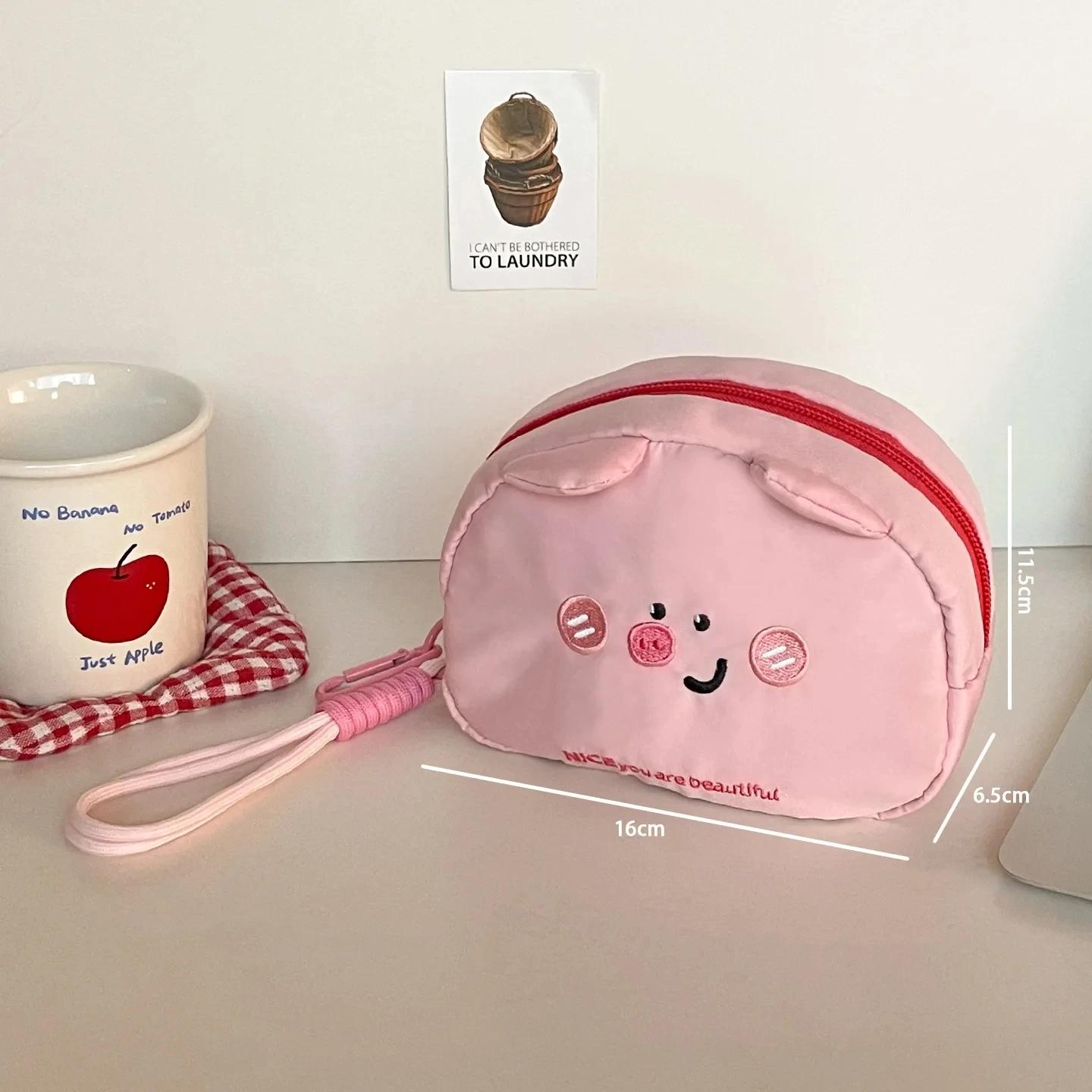 

Portable Multifunctional Cosmetic Bag Puppy Small Lipstick Bag Handheld Cartoon Toiletry Bag Girls