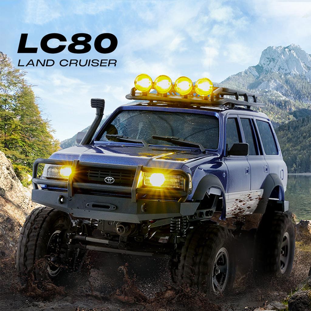 FMS LC80 FCX18 Land Cruiser RC Car 1/18 LC80 2.4Ghz 4WD Brushless RC Electric Remote Control Model Car Rock Crawler