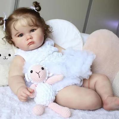 60cm Realistic Baby Girl Doll Charlotte Reborn Doll Life Like Baby Doll For Children Gift