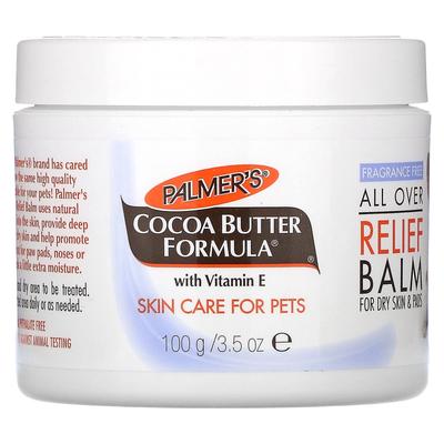 Coconut Butter Formula, with Vitamin E, All Over Relief Balm, for Dry Skin and Pads, Fragrance-free, 3.5 Oz (100 G)