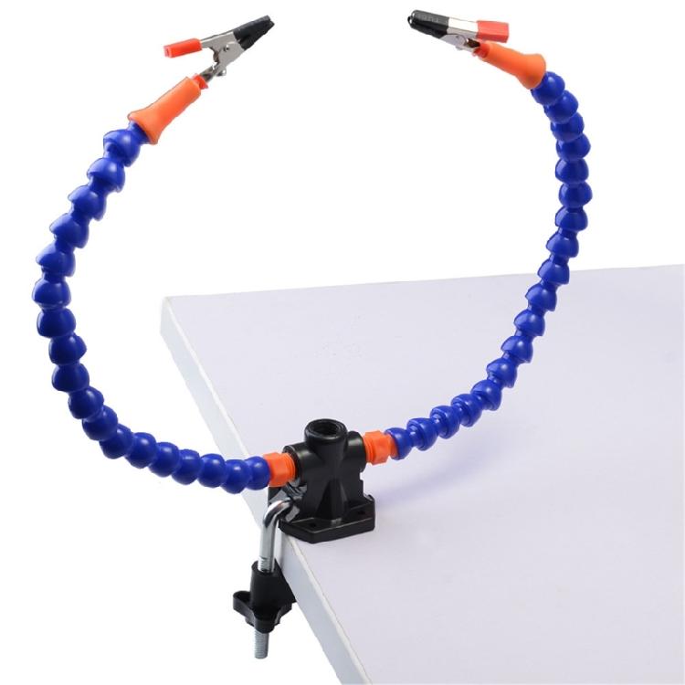 Third Hands Soldering PCB Holder Tool Flexible Arms Weldings Helping Hands Tool