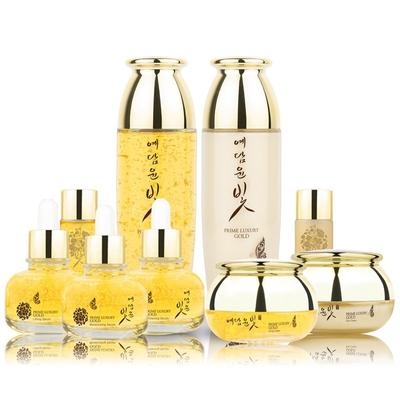 Yedam Yunbit Prime Luxus Gold Damen 7-teiliges Set, 1 Set