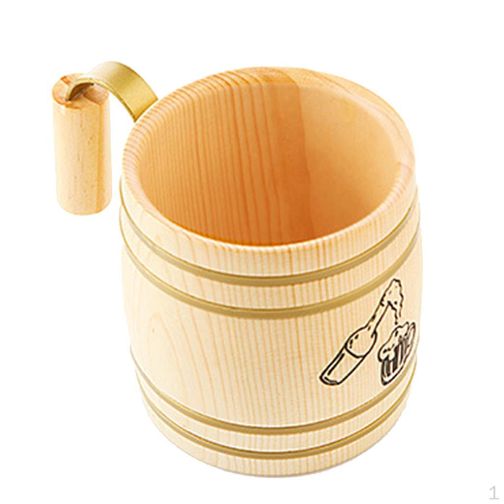 Wood Cup Wooden Beer Mugs Milk Tea Drinks Drinking Mug For Camping Home Party Novelty Gifts
