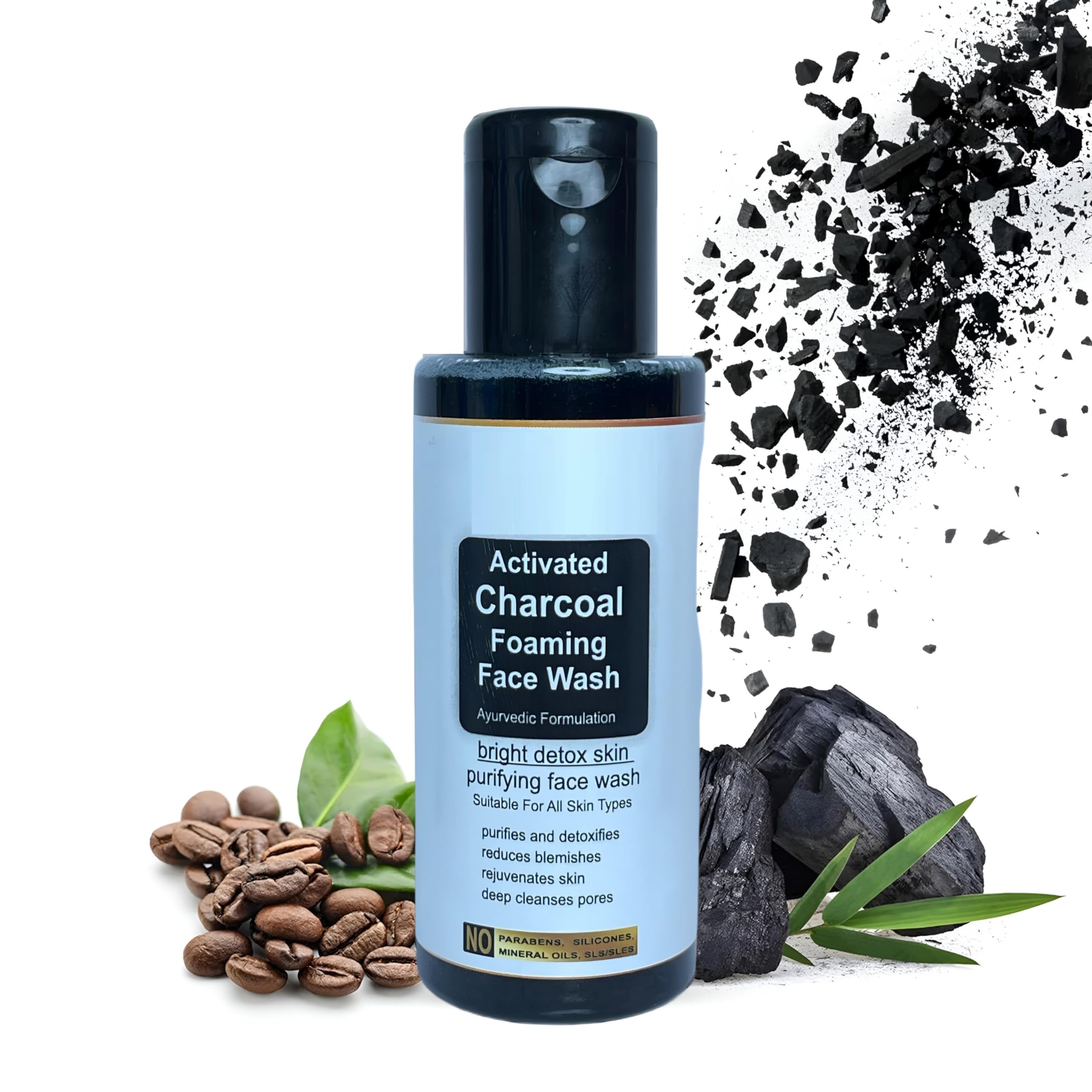 Glamezone Charcoal for Oil Control & Dirt Removal Fights Pollution, Blackheads, Acne & Pimples | Activated Charcoal For Oily Skin For Men & Women F